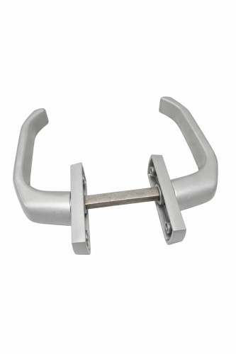 Klamka Drzwiowa aluminium srebro