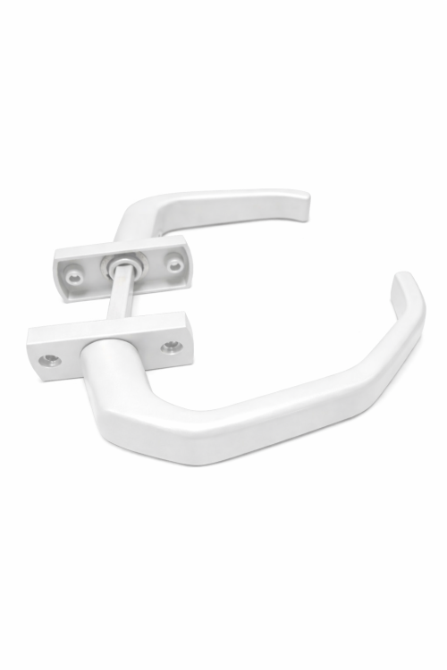 Klamka Drzwiowa aluminium biała