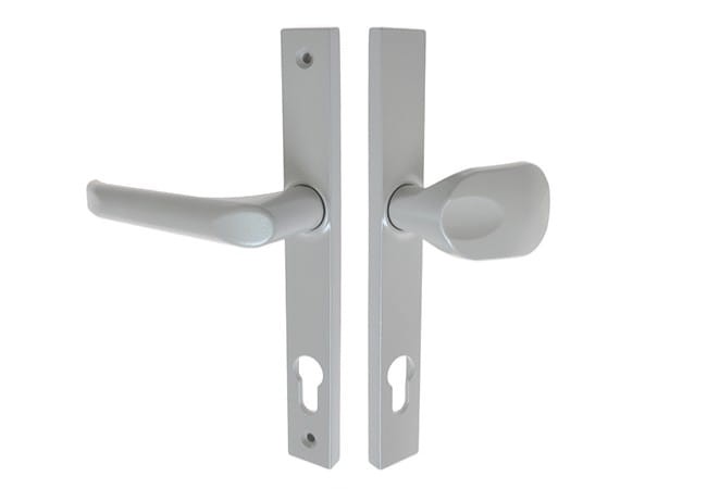 WALA Klamko-gałka na długim szyldzie L=92 H1/G1/S1 srebrna