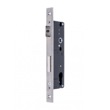 Zamek LOB 90/25 wpuszczany bębenkowy zapadkowo-zasuwkowy Z925B-2K1-20-00