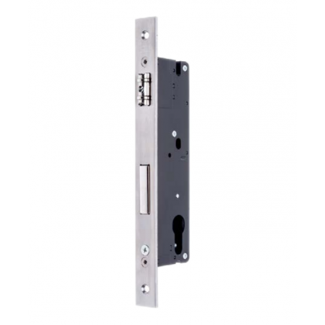 Zamek LOB 90/25 wpuszczany bębenkowy rolkowy-zasuwkowy