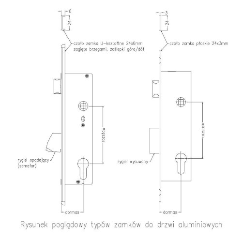 Zamek rolkowy CISA 46210 d-30mm
