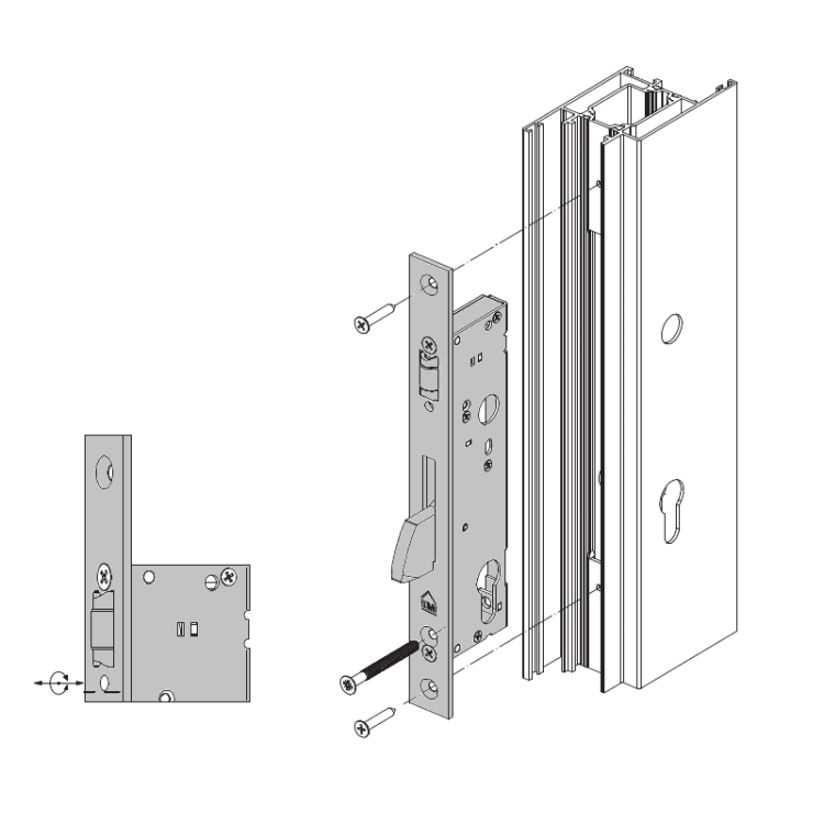 Zamek ROMB KP-30 rolkowy