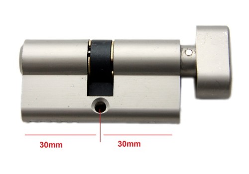 Wkładka GERDA 30/30g nikiel z gałką