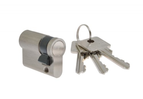 Wkładka bębenkowa B-Harko H6 9/30 nikiel satyna, 6-zastawkowa, klasa 6.0, 3 klucze