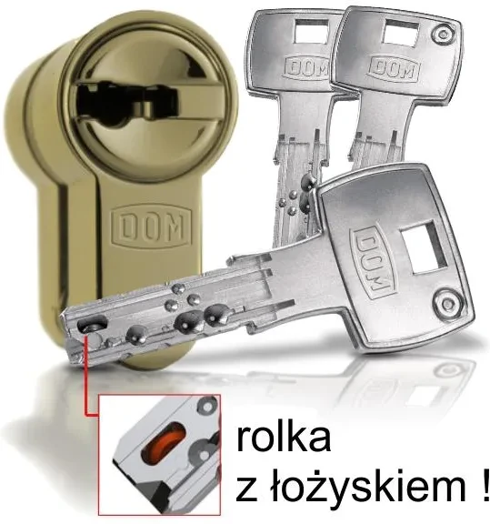 Wkładka IX6SR 35/35 mosiądz