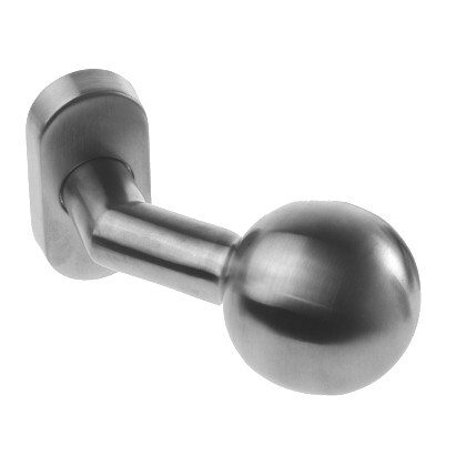 Gałka nierdzewna owal Basic