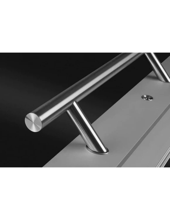 WALA Uchwyt dwustronny P45 fi 30 X=300 L=500 stal nierdzewna 304 szlifowana zaślepka Z1