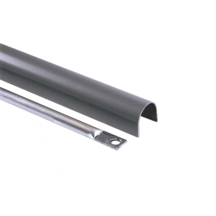 Pręt pionowy z osłoną L-950 mm FAPIM 8451 antypanik OLTRE/PANAMA Srebrny