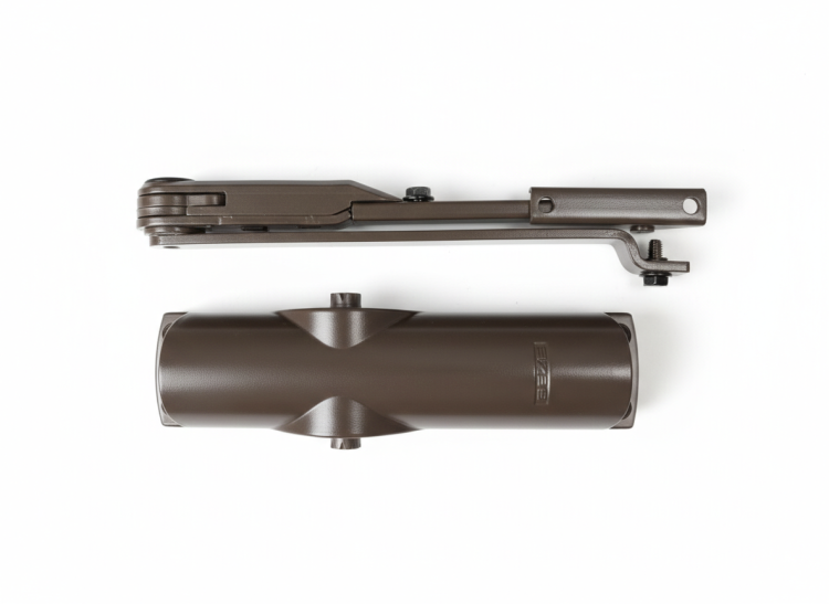 Samozamykacz GEZE TS 1000 z ramieniem z blokadą  brązowy