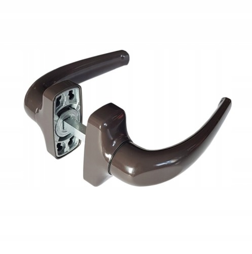 Klamka drzwiowa STAC Geminis brązowa