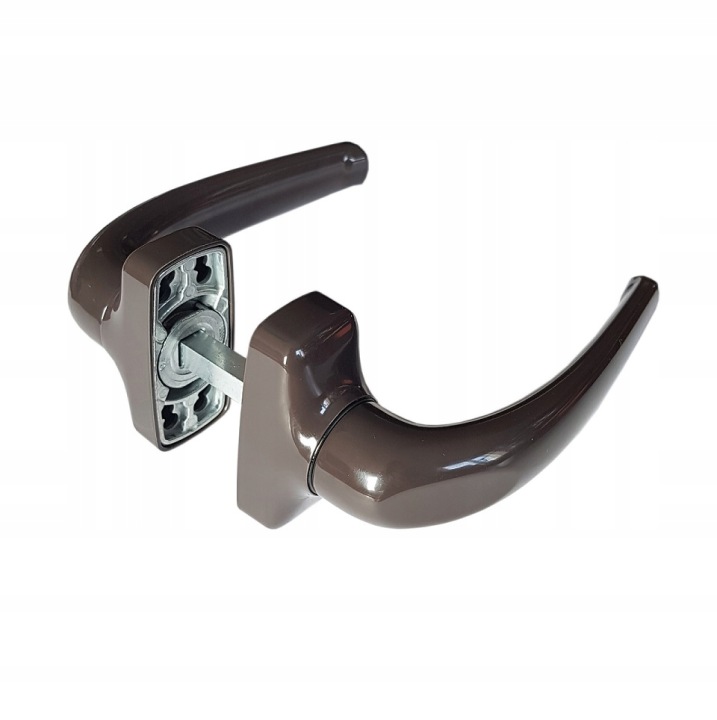 Klamka drzwiowa STAC Geminis brązowa