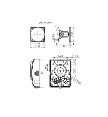 D+H Chwytak elektromagnetyczny czarny 24V 400N