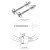 WALA Uchwyt M2-300 aluminiowy RAL8017  mat (brązowy) (gr. prof. 30-95 mm)