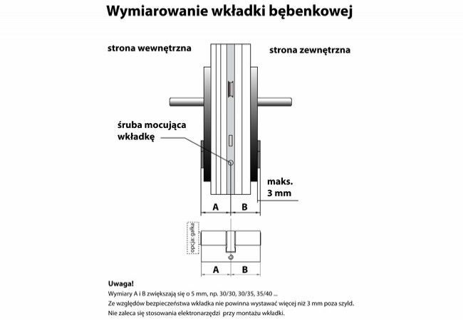 Wkładka LOB ARES nikiel 35/60