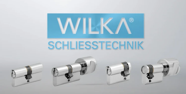 Wkładka WILKA 1405A  40/40gałka, kl. A, nikiel (3 klucze)