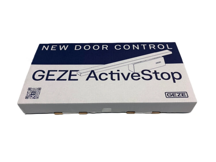 GEZE ActiveStop nawierzchniowy srebrny