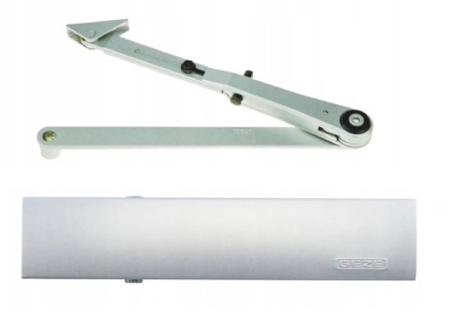 Samozamykacz GEZE TS 4000 z blokadą wł/wył srebrny