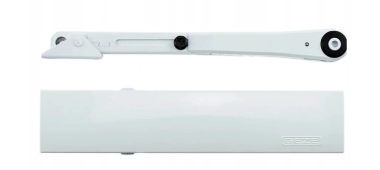 Samozamykacz GEZE TS 4000 z blokadą biały