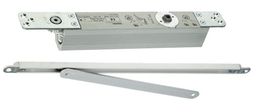 Samozamykacz GEZE BOXER 3-6 z szyną 12mm srebrny