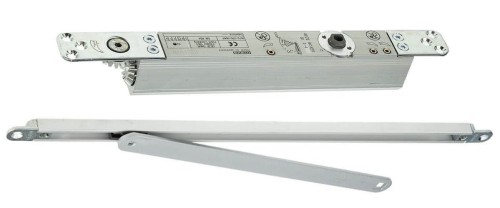 Samozamykacz GEZE BOXER 2-4 z szyną 12mm srebrny