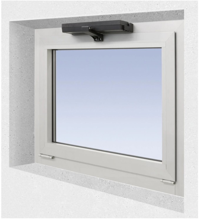 GEZE ECchain siłownik okienny łańcuchowy 230V szary