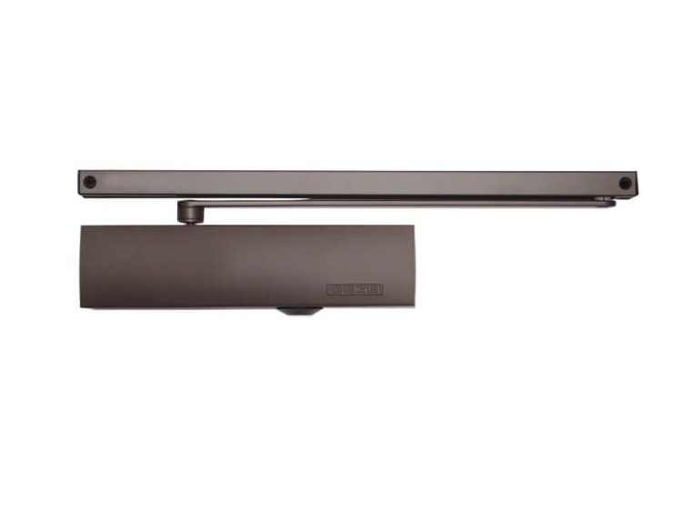 Samozamykacz GEZE TS 5000 V z szyną brązowy