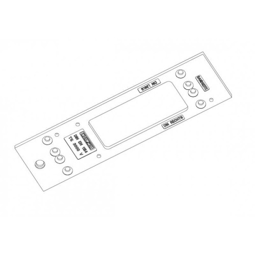 GEZE Płyta montażowa do TS 3000 czarna