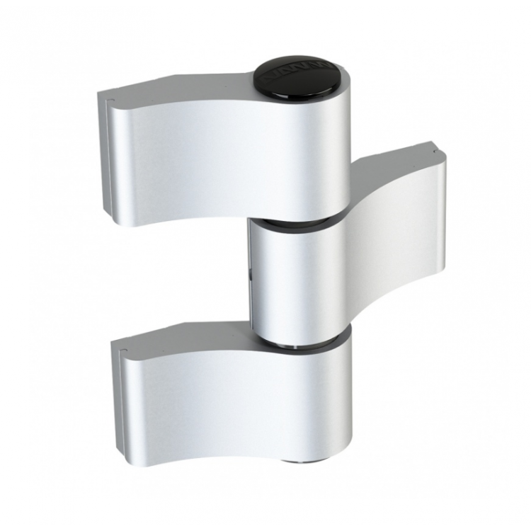 WALA Zawias WX, 3-skrzydełkowy  92mm, symetryczny (anoda srebrna)