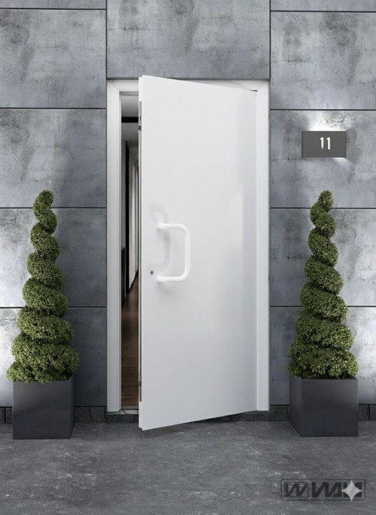 WALA Uchwyt M2-300 aluminiowy biały mat