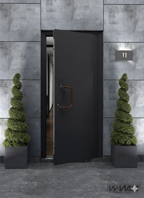 WALA Uchwyt M2-300 aluminiowy RAL8019 mat (brązowy) (gr. prof. 30-95 mm)