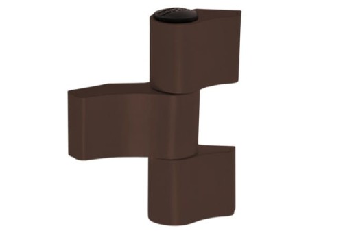 WALA Zawias WX, 3-skrzydełkowy 67mm, niesymetryczny (brązowy mat)