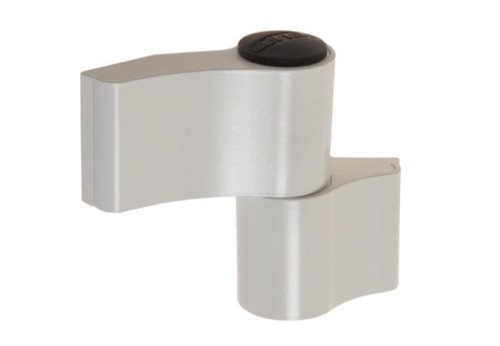 Zawias 2-skrzydełkowy WALA WX 67mm niesymetryczny biały mat