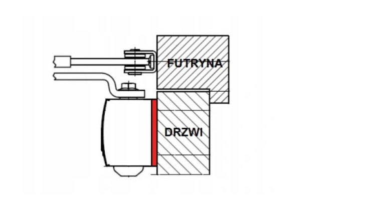 GEZE Płyta montażowa do TS 4000/5000 srebrna
