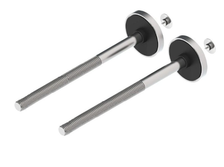 WALA Mocowanie pochwytu P jednostronne przelotowe, stal nierdzewna