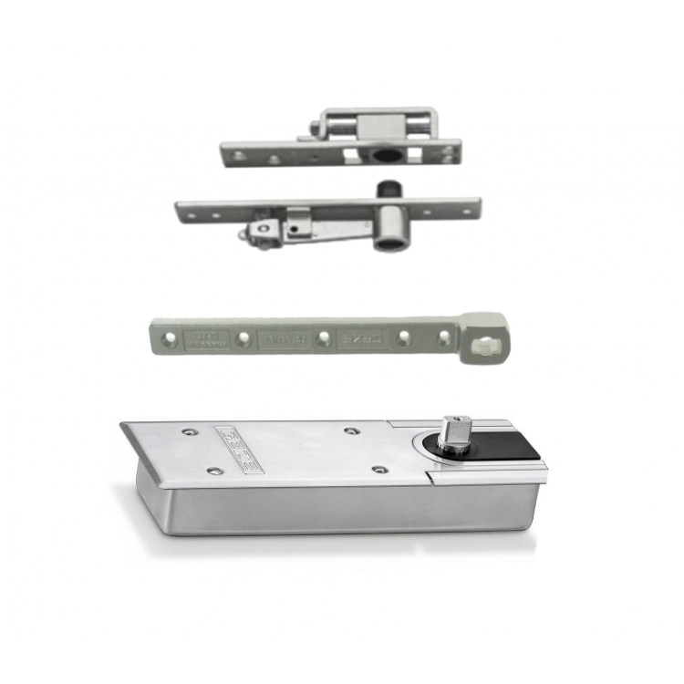 Samozamykacz podłogowy GEZE TS 500 N EN3 komplet